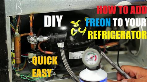 adding freon to fridge|How to Add R134a to a Refrigerator: A Step